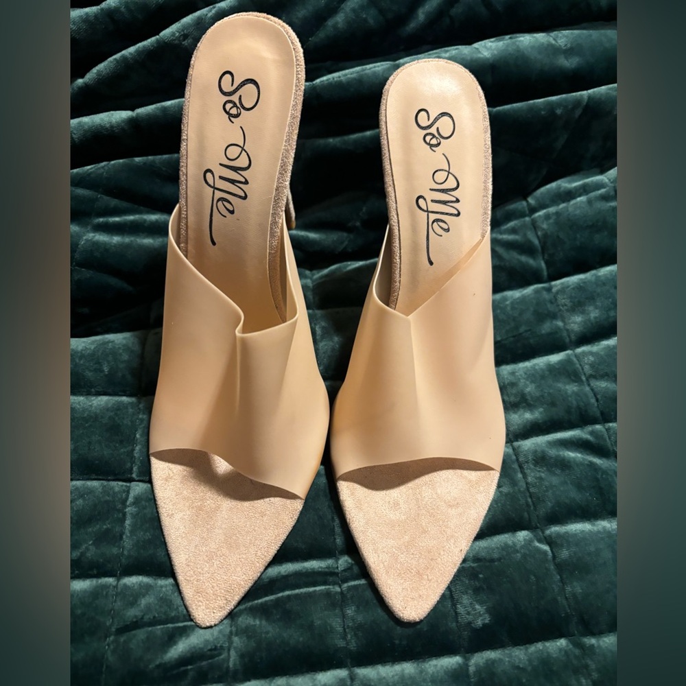 nude color heel